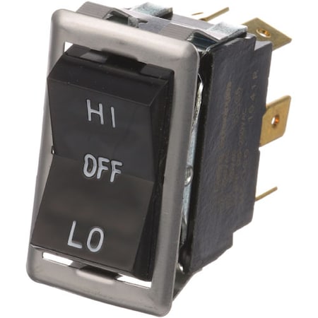 Blodgett Rocker Switch7/8 X 1-1/2 Dpdt Ctr-Off For - Part# Bl6503 BL6503